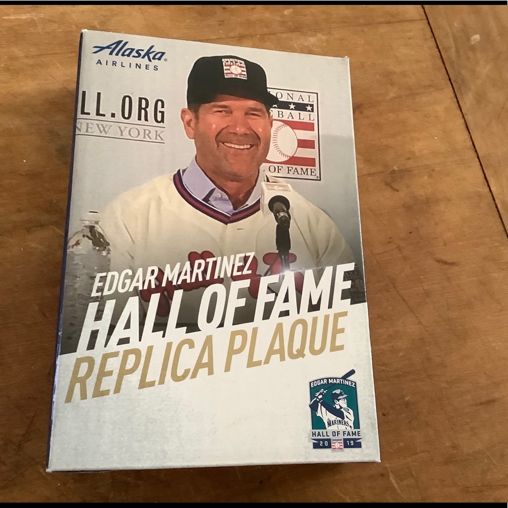 Hall of Fame Plaque Edgar Martinez